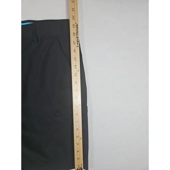 Birdie Bound Shorts Mens 36 Black Golf Performance Cargo Zip Stretch Grip - Picture 3 of 10